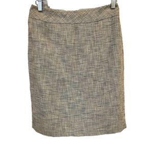 𝅺ann Taylor petites size 4 tweed pencil skirt.